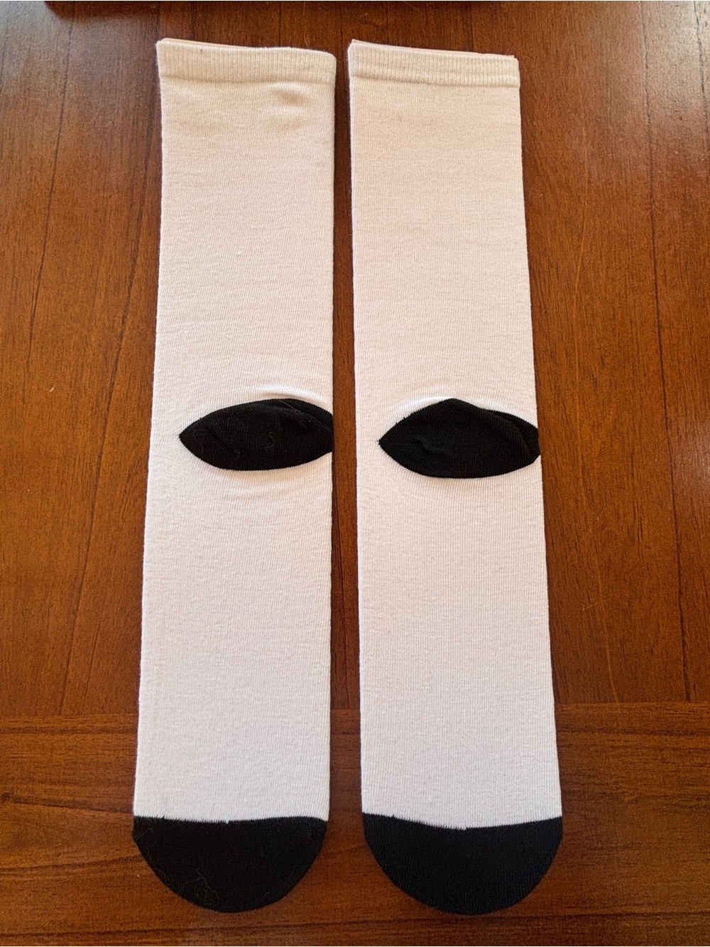 6 Pairs of Blank Adult Sublimation Crew Socks Universal Standard Sizing